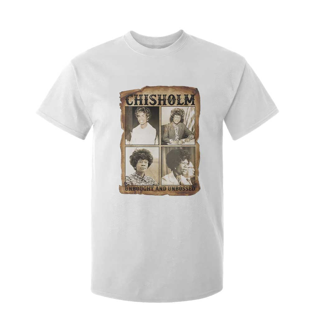 Vintage Shirley Chisholm Unbought And Unbossed T Shirt For Kid Womens History Month