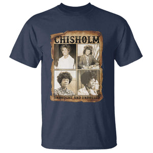 Vintage Shirley Chisholm Unbought And Unbossed T Shirt Womens History Month