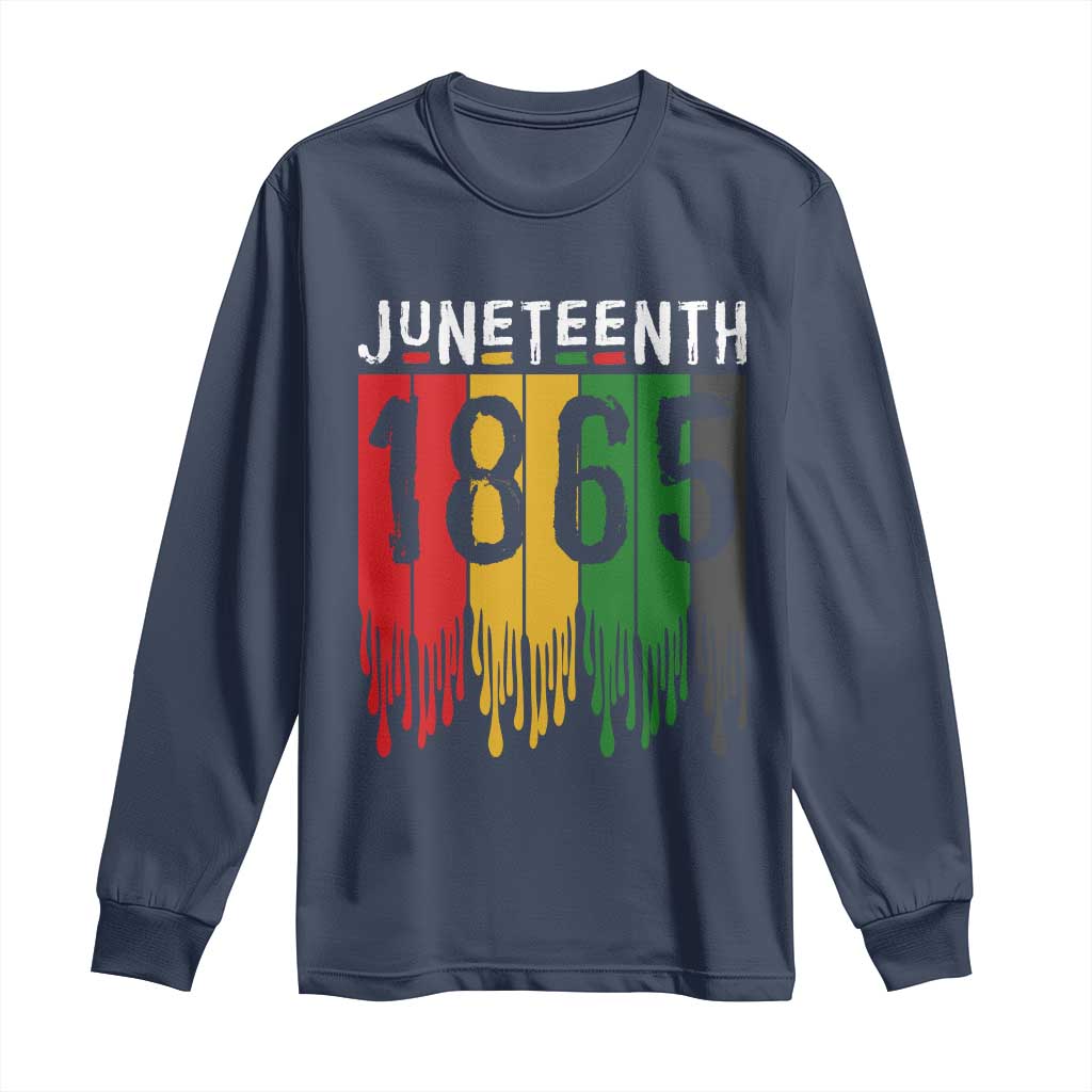 Juneteenth Freedom Pride Long Sleeve Shirt African American Heritage Graphic