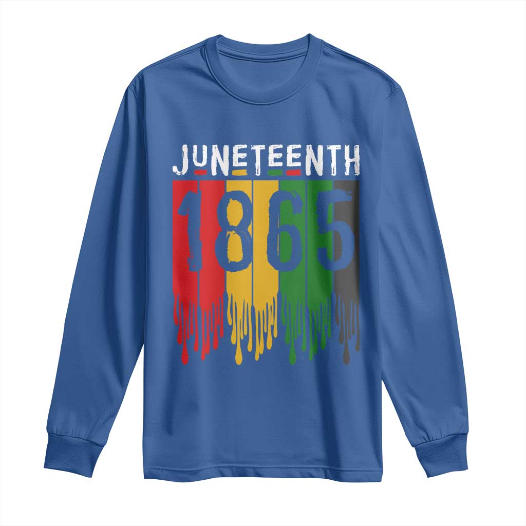 Juneteenth Freedom Pride Long Sleeve Shirt African American Heritage Graphic