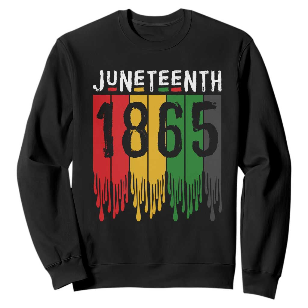Juneteenth Freedom Pride Sweatshirt African American Heritage Graphic