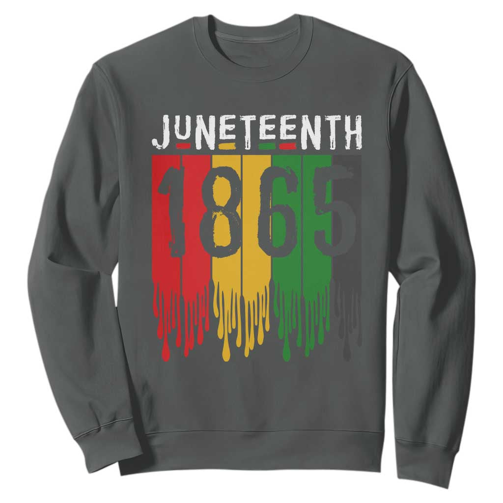 Juneteenth Freedom Pride Sweatshirt African American Heritage Graphic