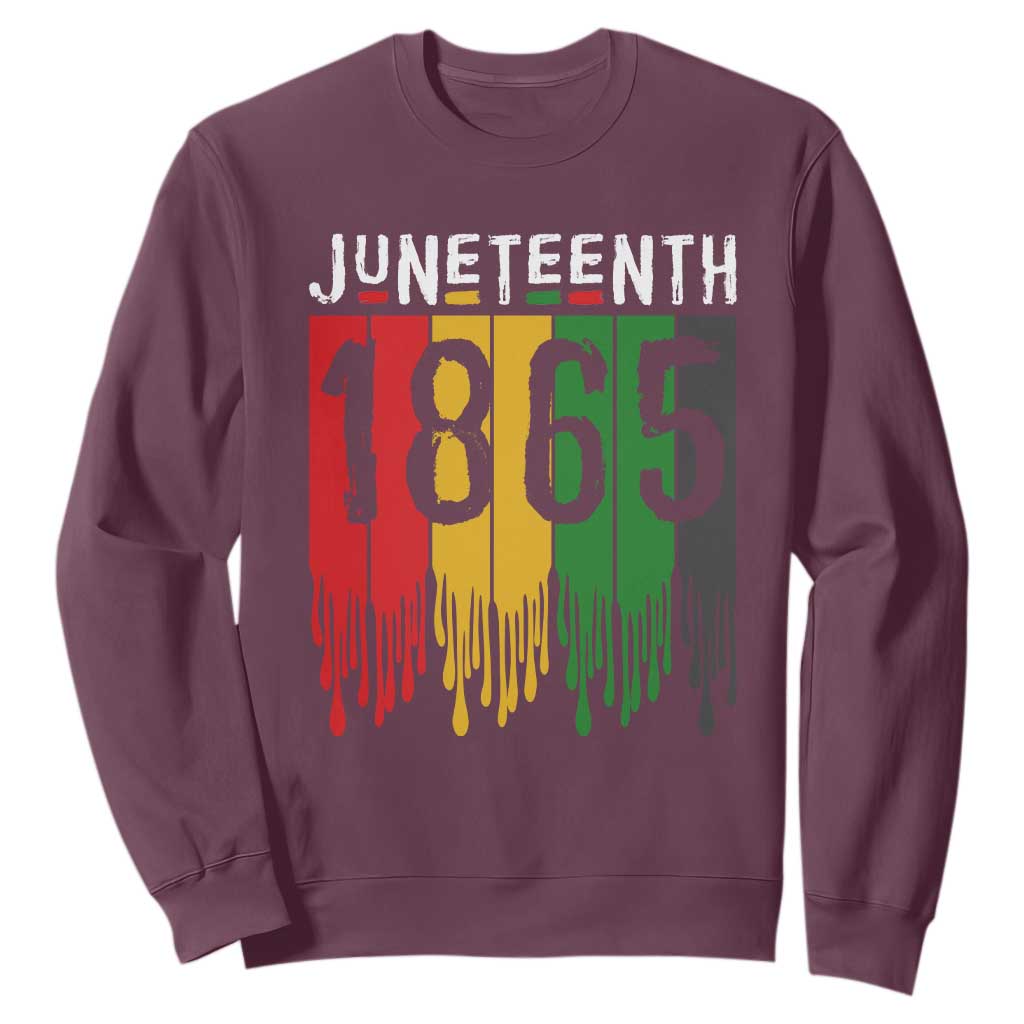 Juneteenth Freedom Pride Sweatshirt African American Heritage Graphic