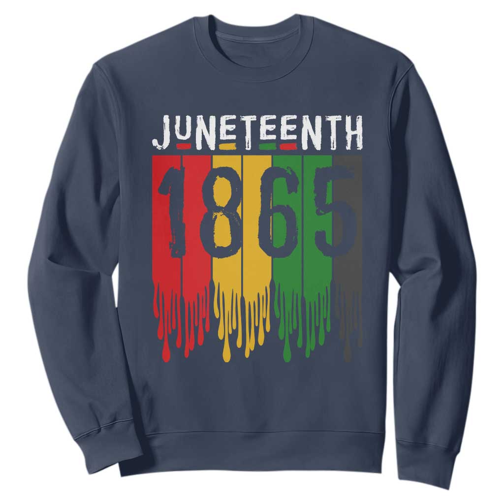 Juneteenth Freedom Pride Sweatshirt African American Heritage Graphic