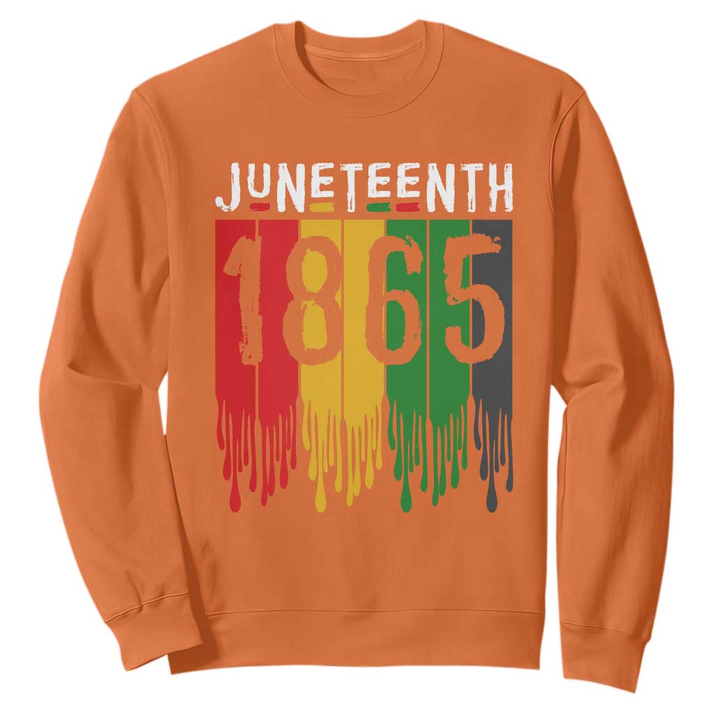 Juneteenth Freedom Pride Sweatshirt African American Heritage Graphic