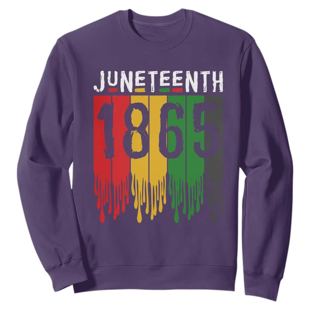 Juneteenth Freedom Pride Sweatshirt African American Heritage Graphic