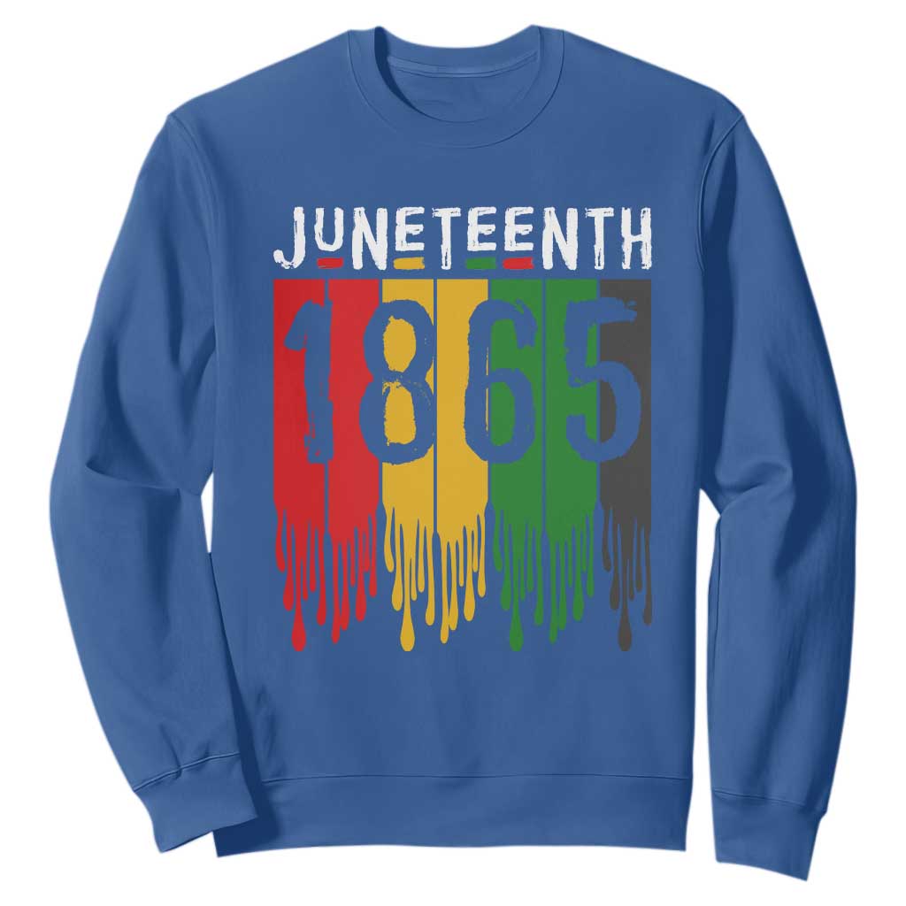 Juneteenth Freedom Pride Sweatshirt African American Heritage Graphic