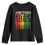 Juneteenth Freedom Pride Youth Sweatshirt African American Heritage Graphic