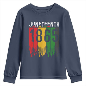 Juneteenth Freedom Pride Youth Sweatshirt African American Heritage Graphic