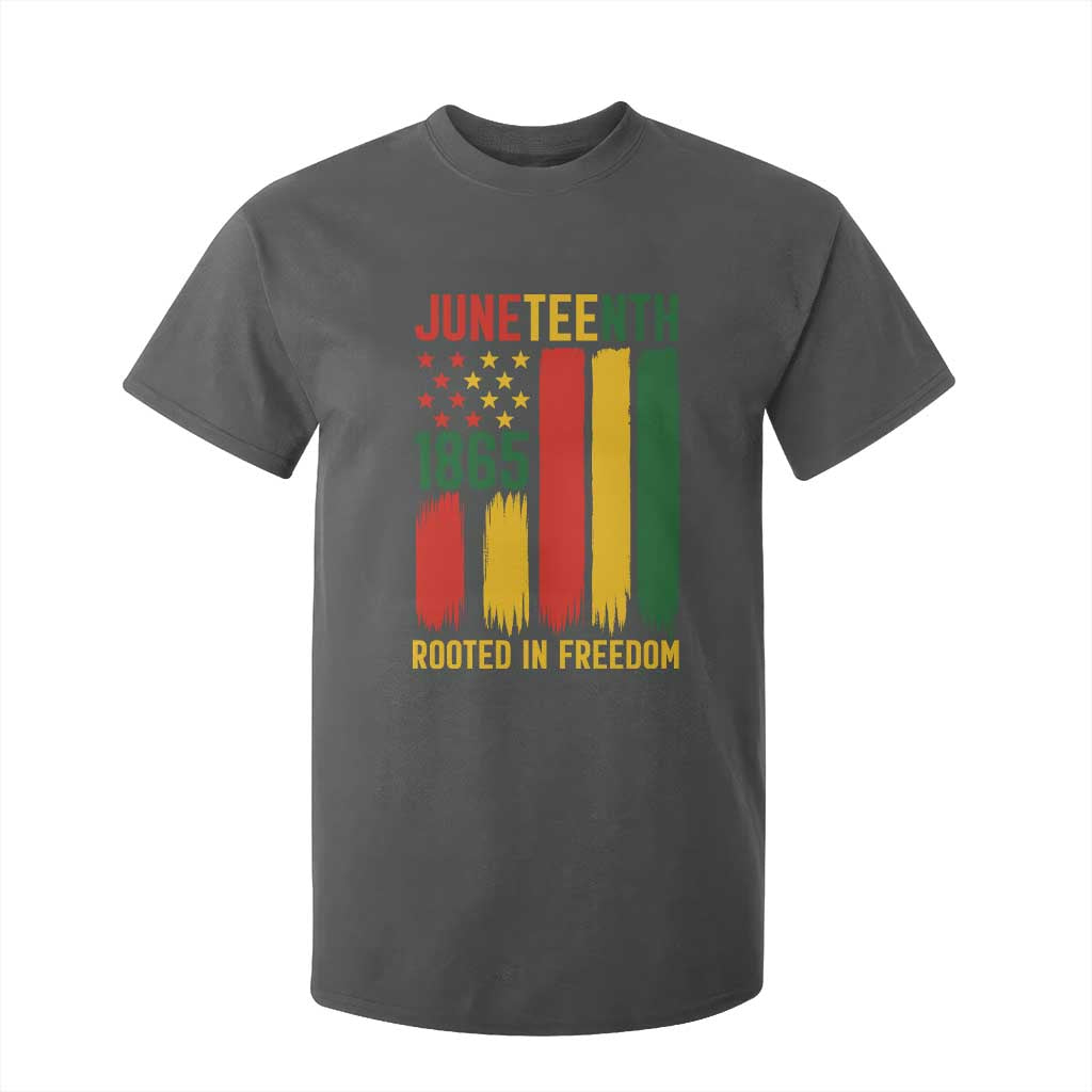 Juneteenth Rooted In Freedom 1865 T Shirt For Kid African American Pride