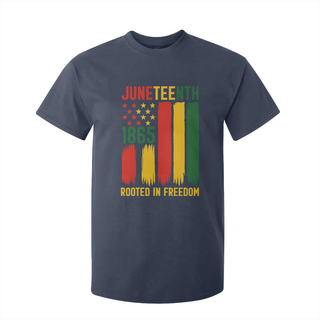 Juneteenth Rooted In Freedom 1865 T Shirt For Kid African American Pride