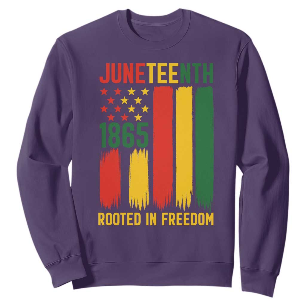 Juneteenth Rooted In Freedom 1865 Sweatshirt African American Pride