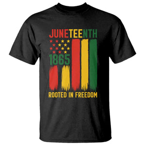 Juneteenth Rooted In Freedom 1865 T Shirt African American Pride