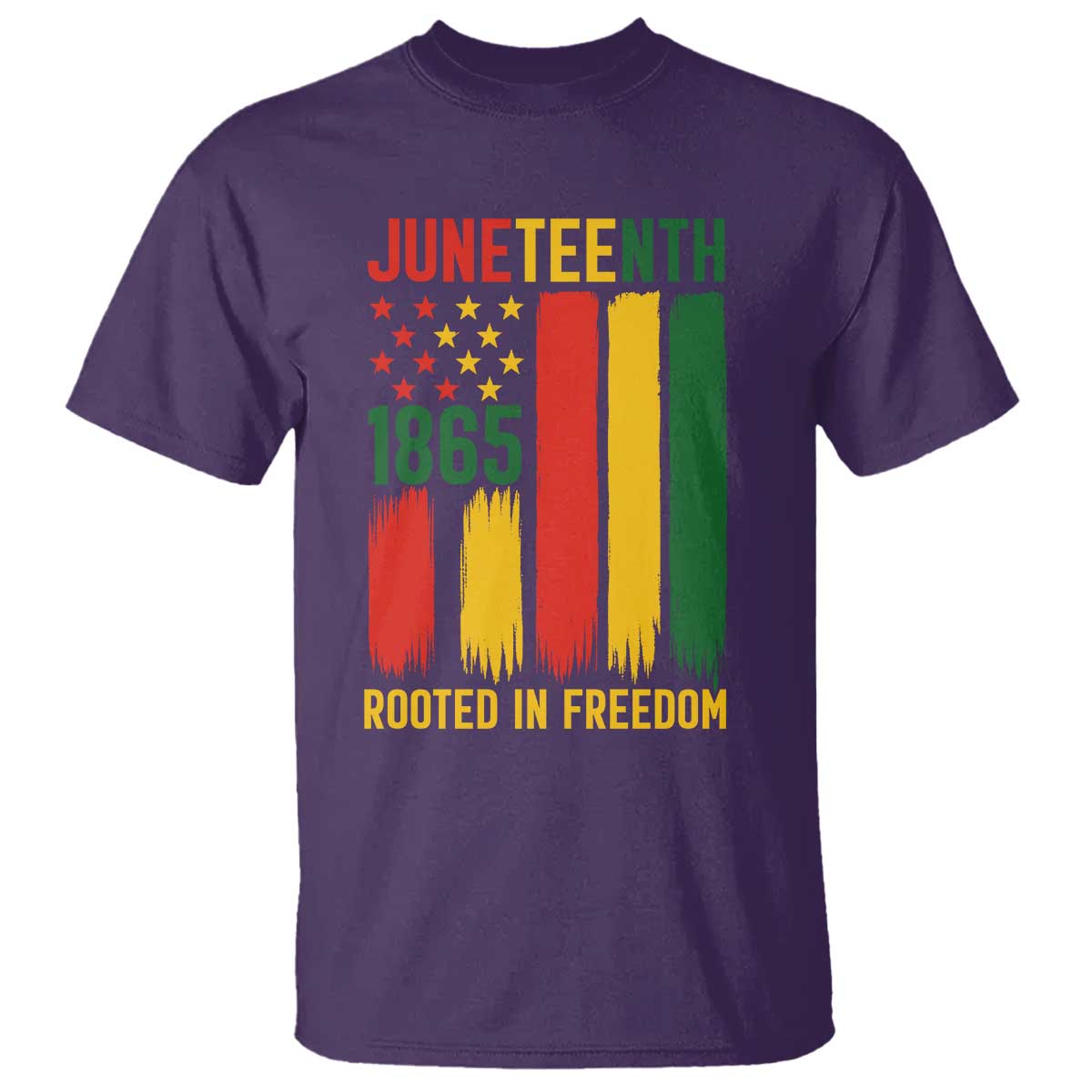 Juneteenth Rooted In Freedom 1865 T Shirt African American Pride