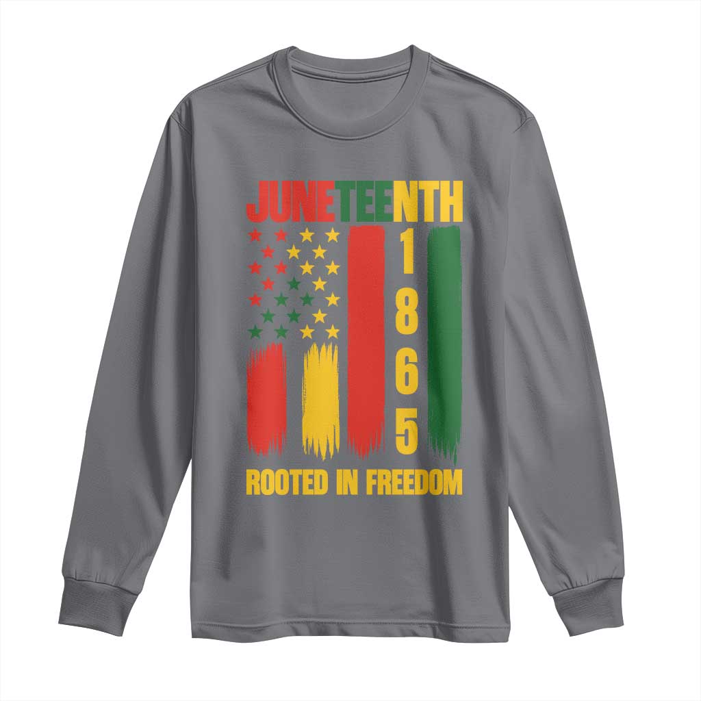 Juneteenth 1865 Freedom Pride Long Sleeve Shirt African American Heritage Graphic
