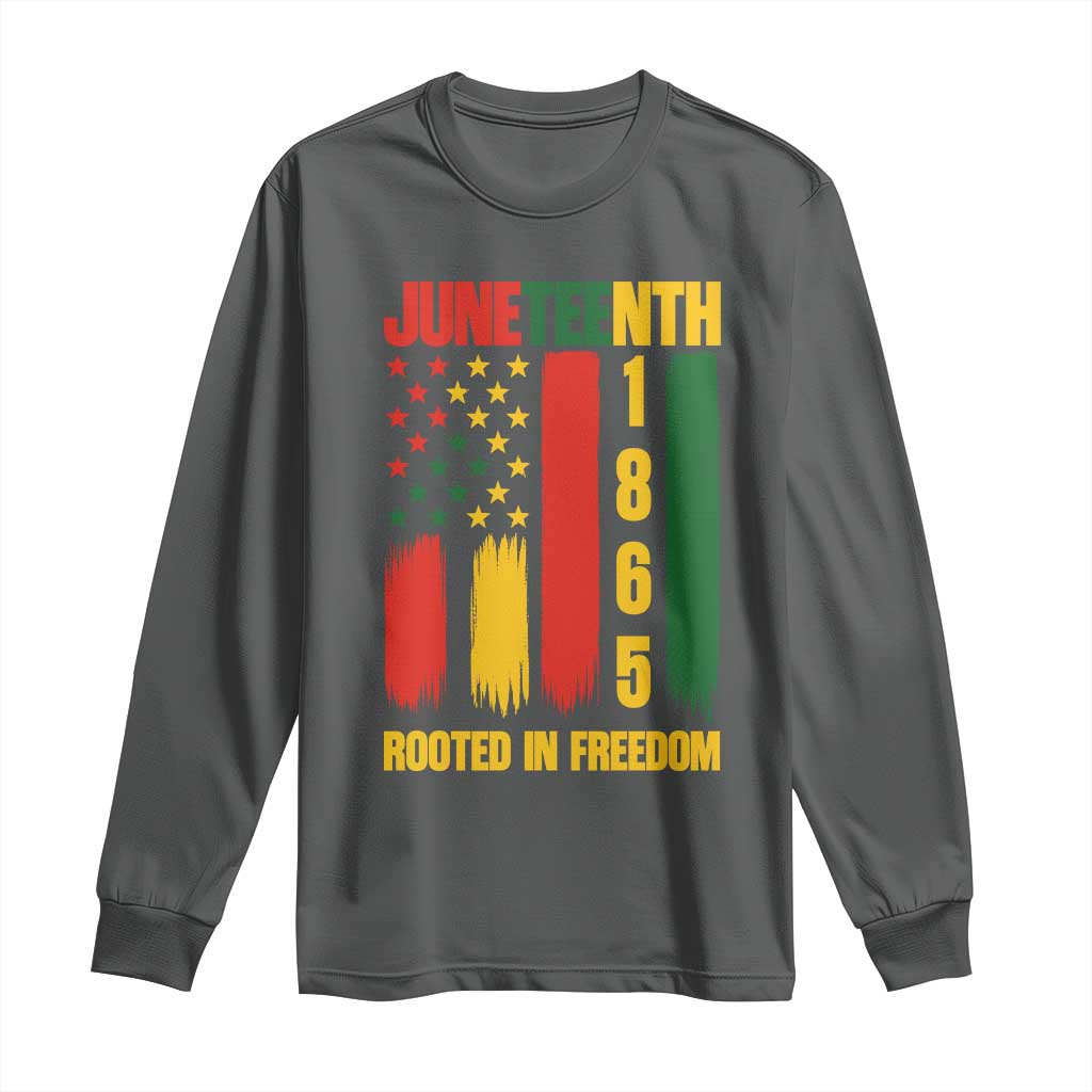 Juneteenth 1865 Freedom Pride Long Sleeve Shirt African American Heritage Graphic