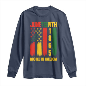 Juneteenth 1865 Freedom Pride Long Sleeve Shirt African American Heritage Graphic
