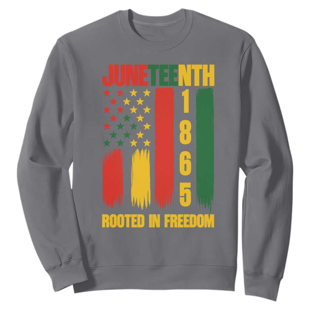 Juneteenth 1865 Freedom Pride Sweatshirt African American Heritage Graphic