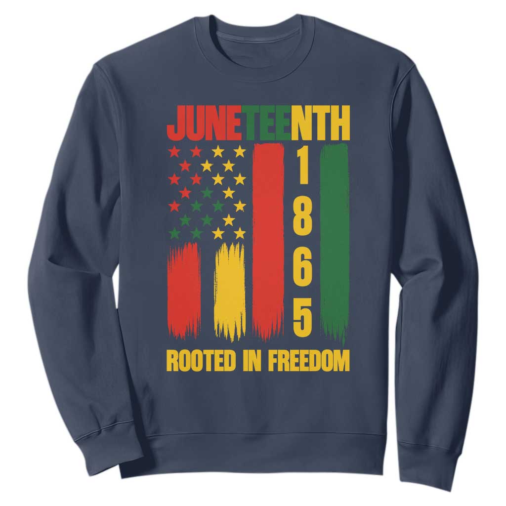 Juneteenth 1865 Freedom Pride Sweatshirt African American Heritage Graphic