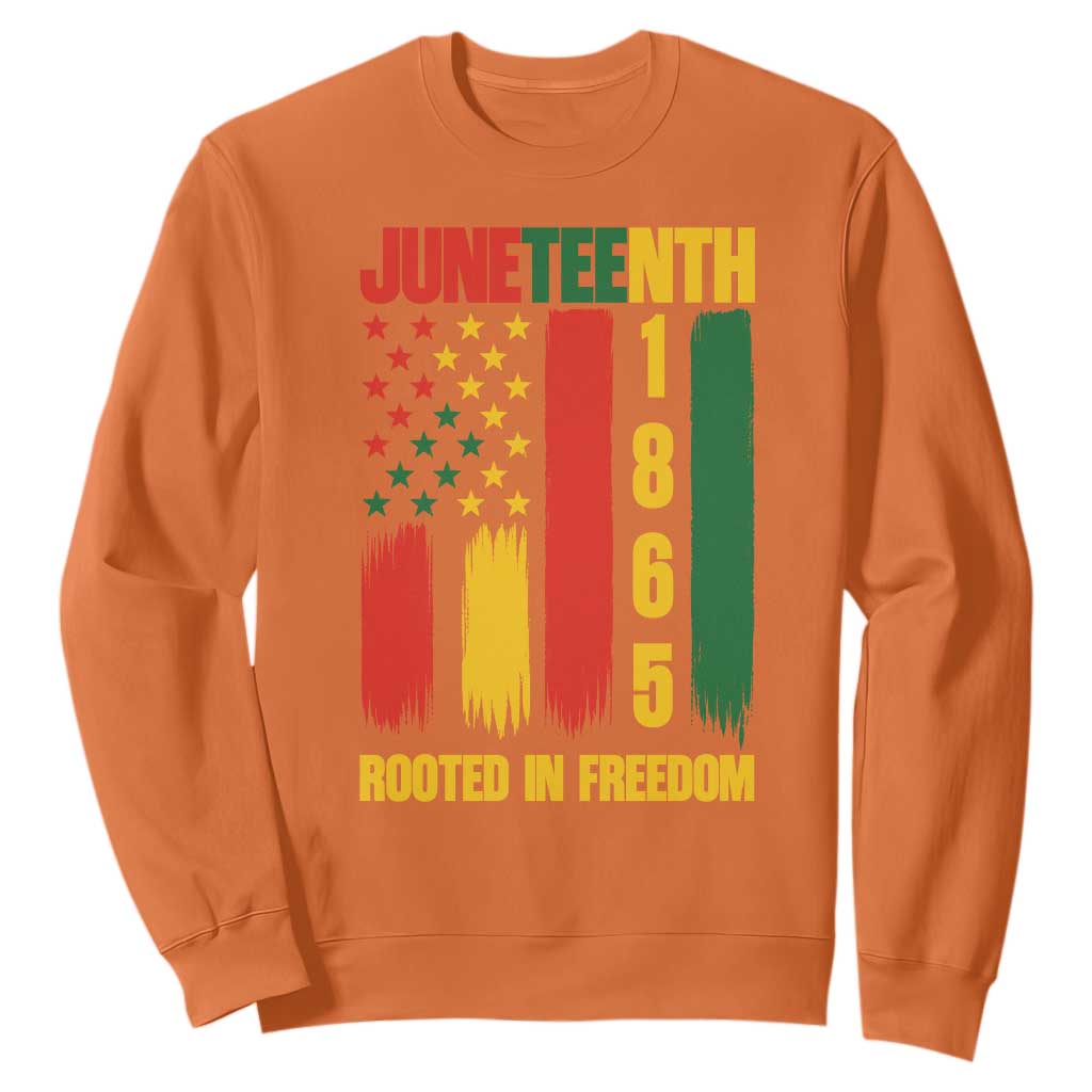 Juneteenth 1865 Freedom Pride Sweatshirt African American Heritage Graphic