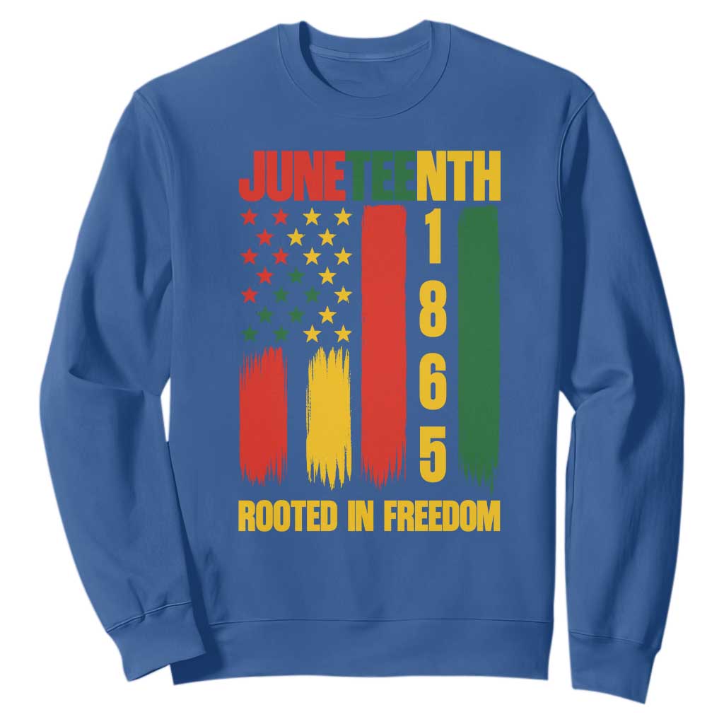 Juneteenth 1865 Freedom Pride Sweatshirt African American Heritage Graphic