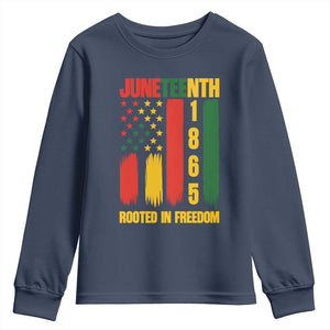Juneteenth 1865 Freedom Pride Youth Sweatshirt African American Heritage Graphic