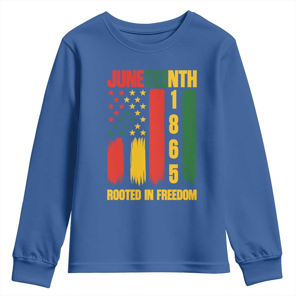 Juneteenth 1865 Freedom Pride Youth Sweatshirt African American Heritage Graphic