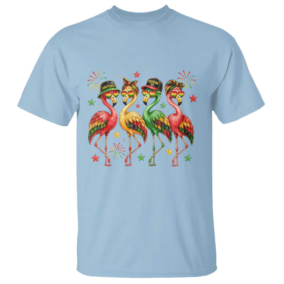 Funny Juneteenth Flamingos Squad T Shirt African American Heritage