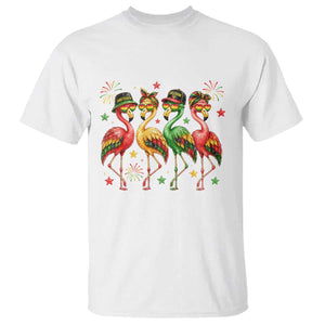 Funny Juneteenth Flamingos Squad T Shirt African American Heritage
