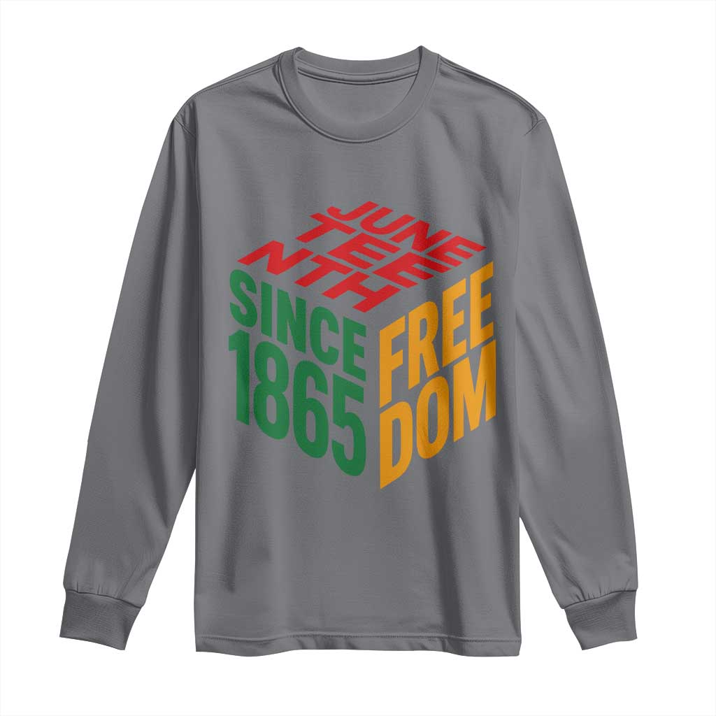 Juneteenth 1865 Freedom Long Sleeve Shirt African American Pride