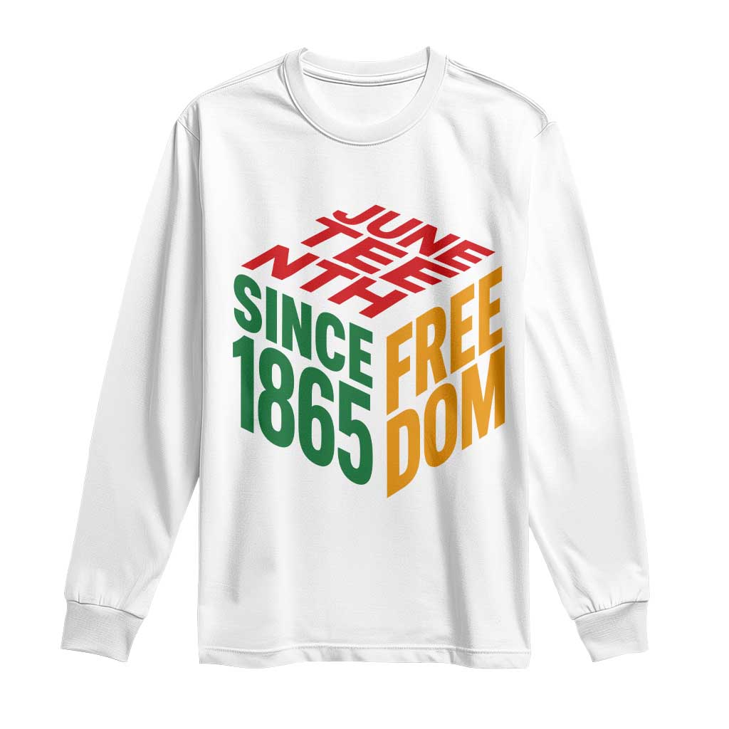 Juneteenth 1865 Freedom Long Sleeve Shirt African American Pride