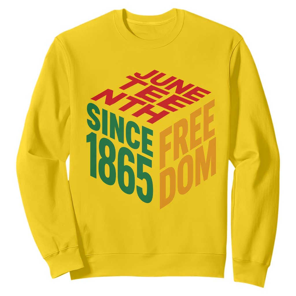 Juneteenth 1865 Freedom Sweatshirt African American Pride