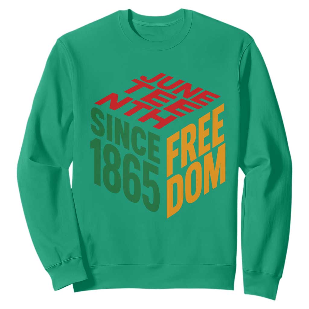 Juneteenth 1865 Freedom Sweatshirt African American Pride