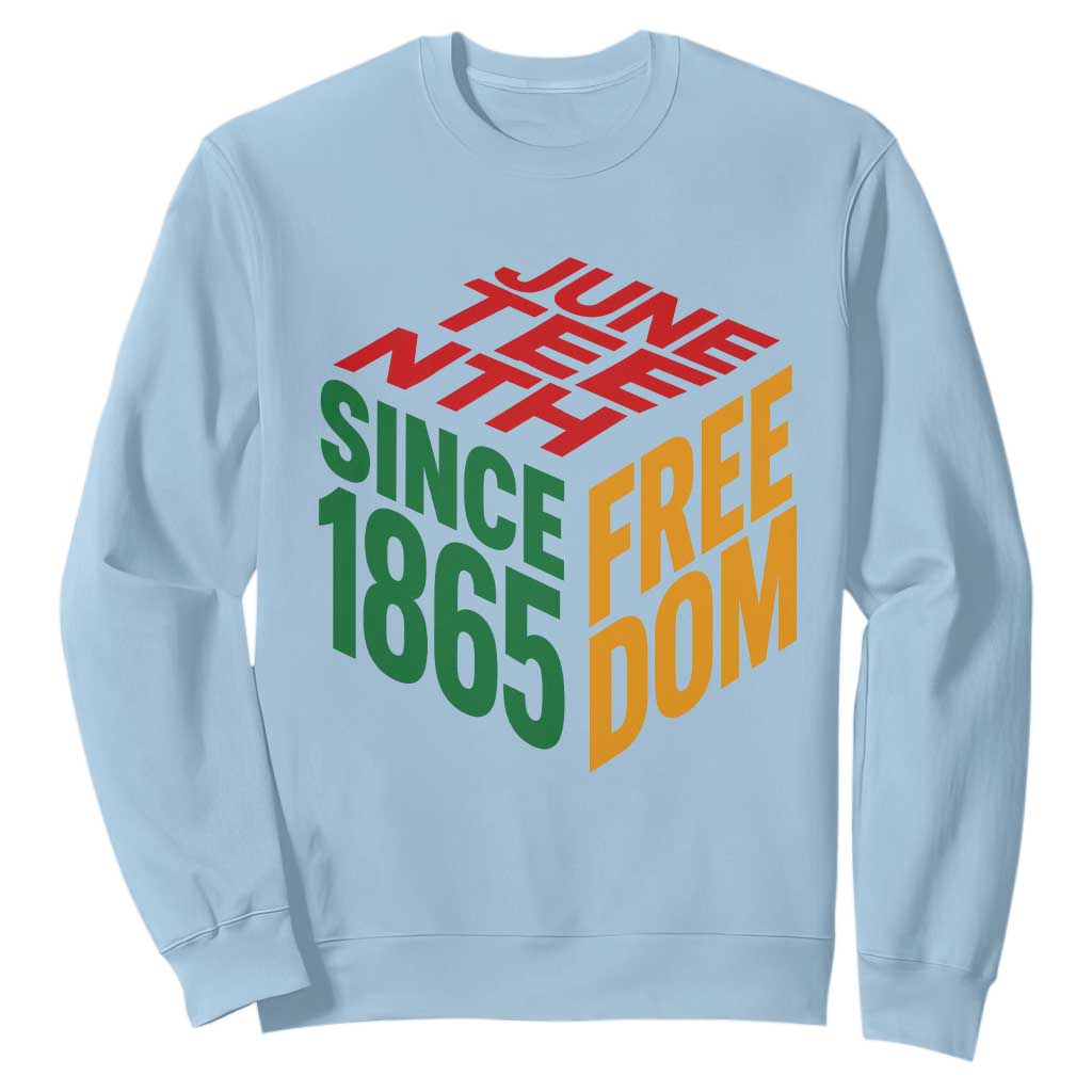 Juneteenth 1865 Freedom Sweatshirt African American Pride