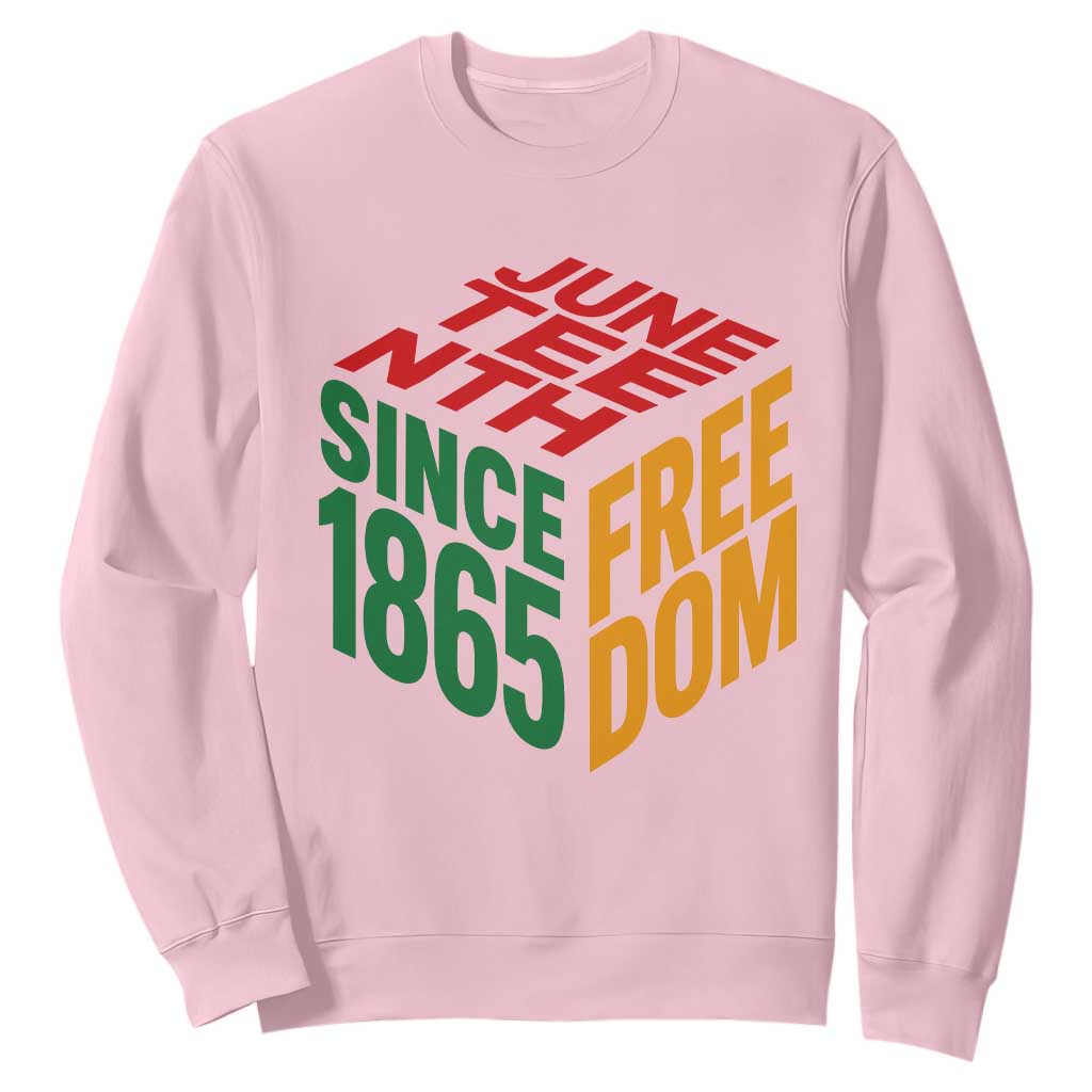 Juneteenth 1865 Freedom Sweatshirt African American Pride