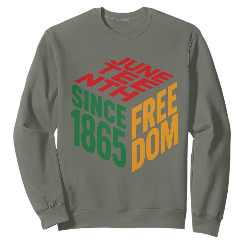 Juneteenth 1865 Freedom Sweatshirt African American Pride