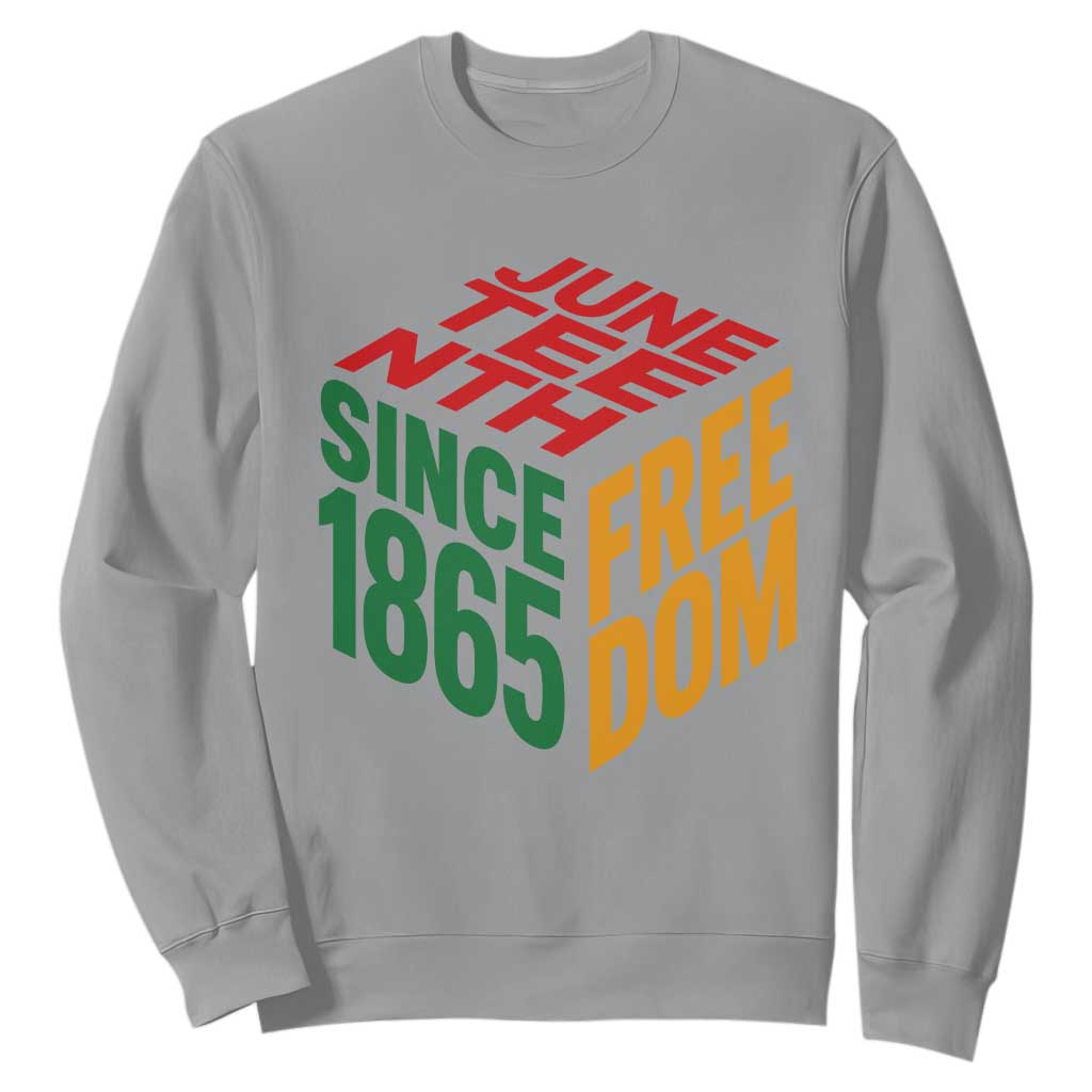 Juneteenth 1865 Freedom Sweatshirt African American Pride