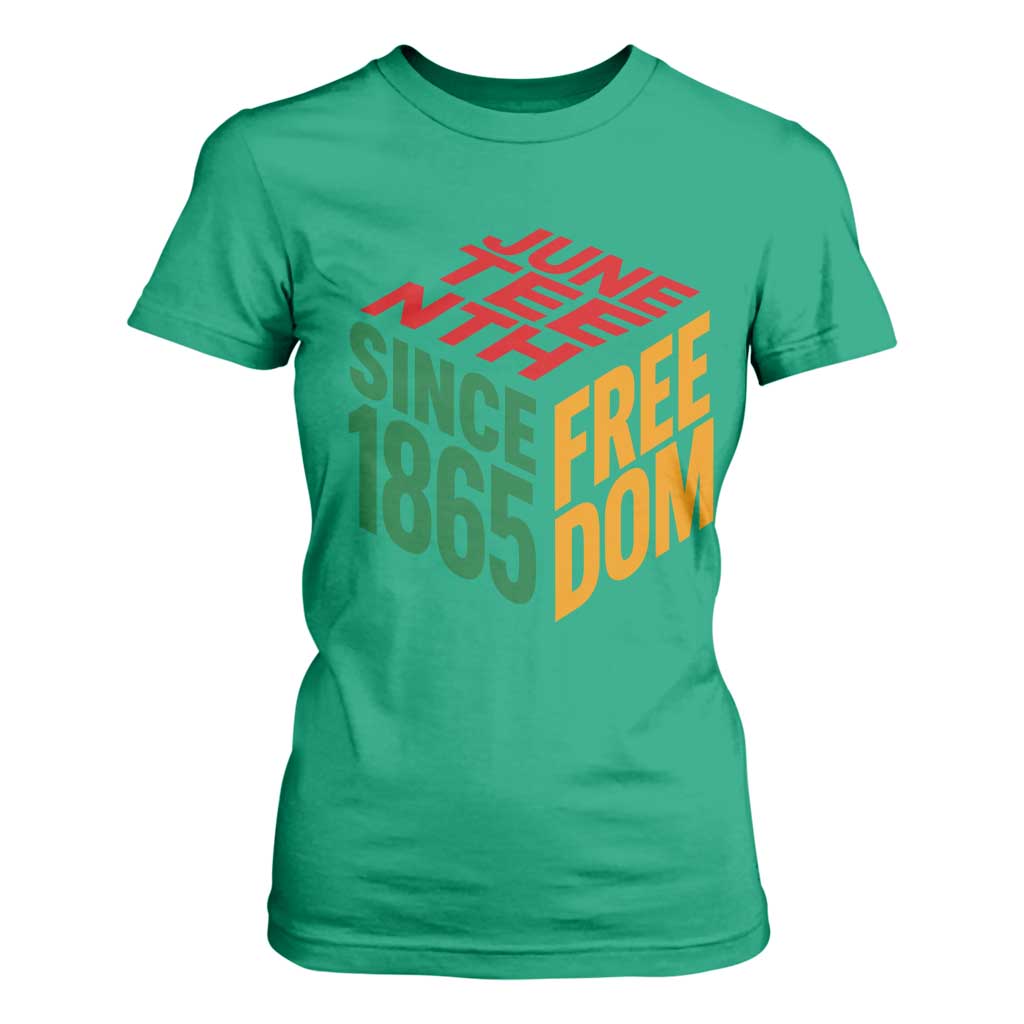 Juneteenth 1865 Freedom T Shirt For Women African American Pride