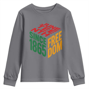Juneteenth 1865 Freedom Youth Sweatshirt African American Pride