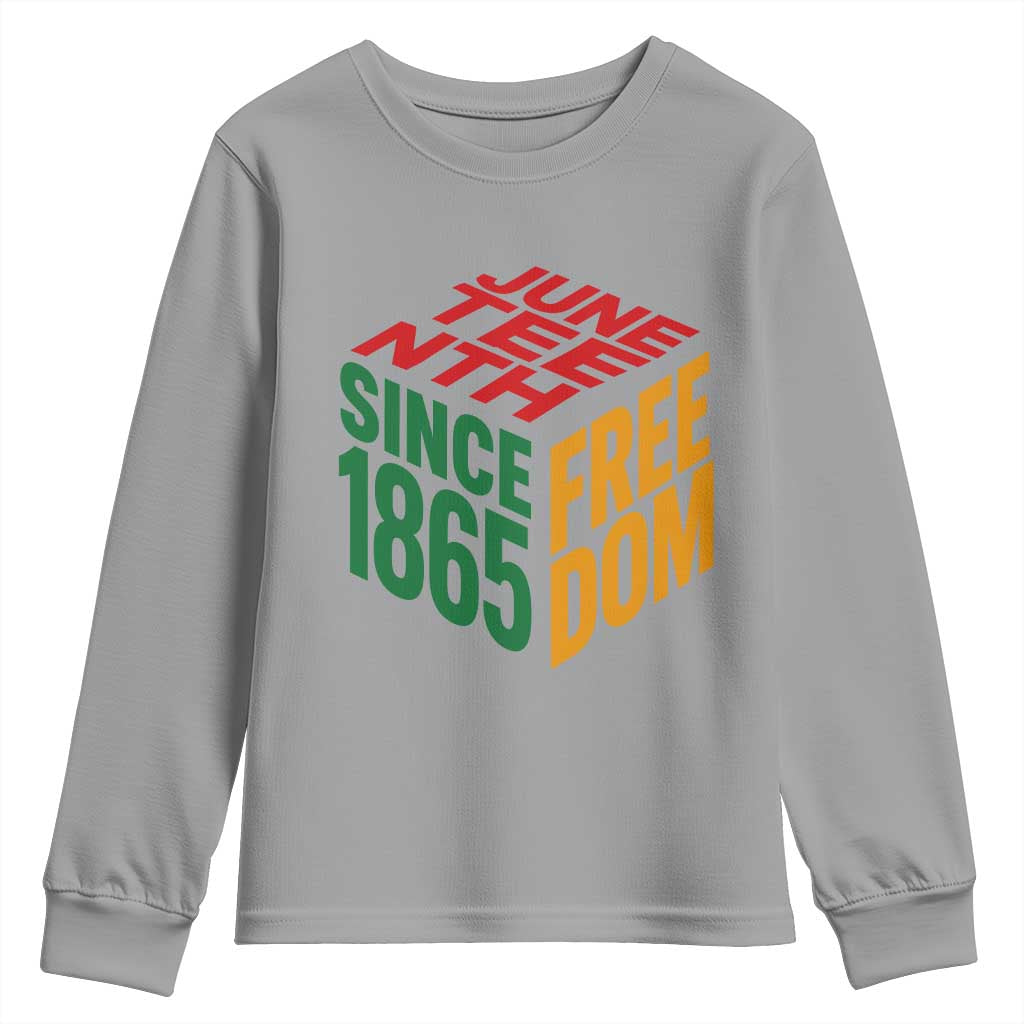 Juneteenth 1865 Freedom Youth Sweatshirt African American Pride
