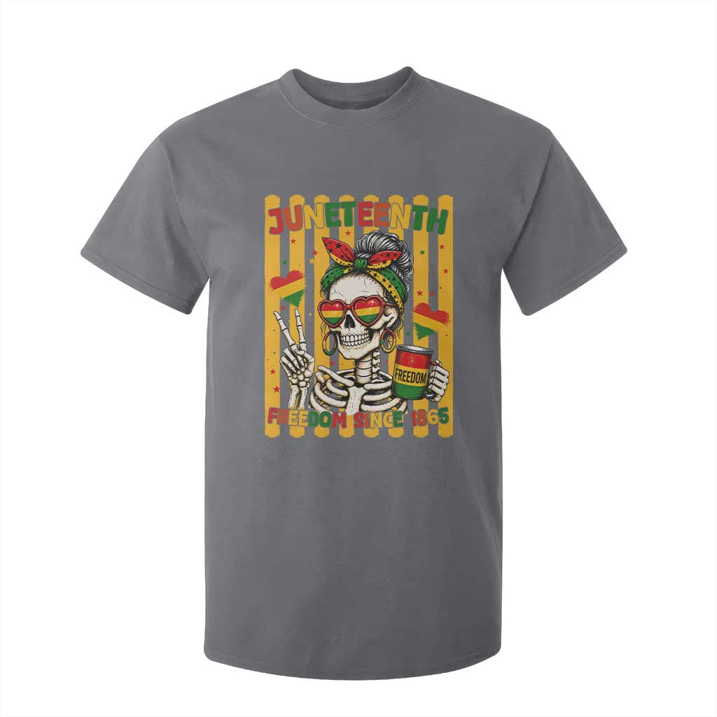 Skeleton Juneteenth Freedom T Shirt For Kid African American Pride Gift