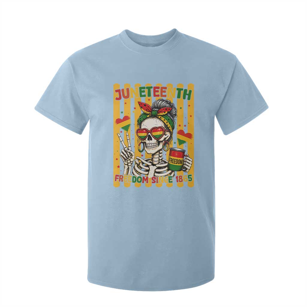 Skeleton Juneteenth Freedom T Shirt For Kid African American Pride Gift