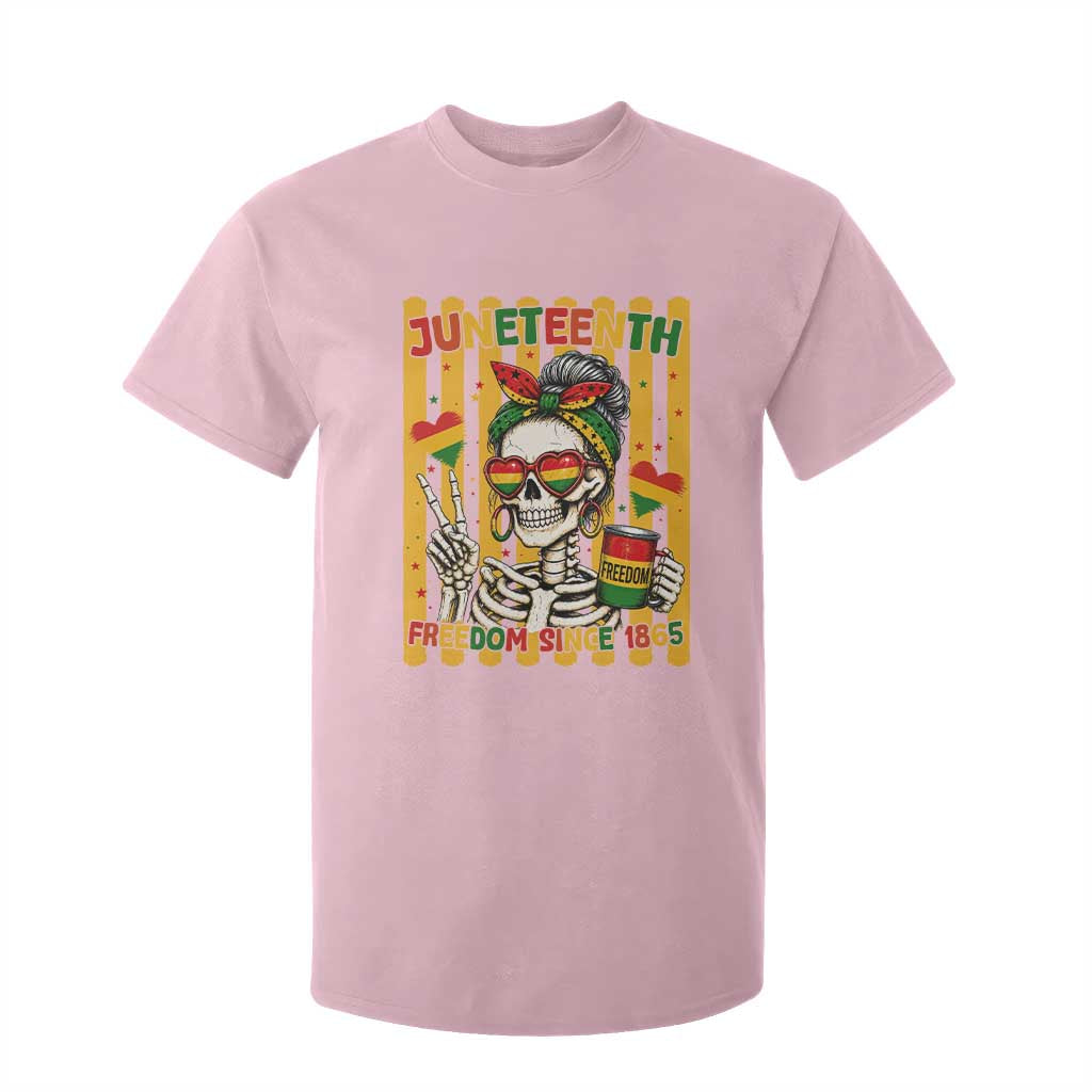 Skeleton Juneteenth Freedom T Shirt For Kid African American Pride Gift