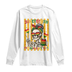 Skeleton Juneteenth Freedom Long Sleeve Shirt African American Pride Gift