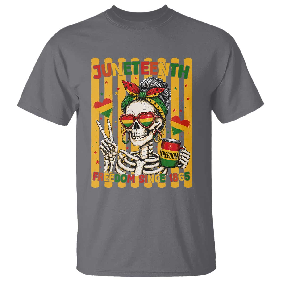 Skeleton Juneteenth Freedom T Shirt African American Pride Gift