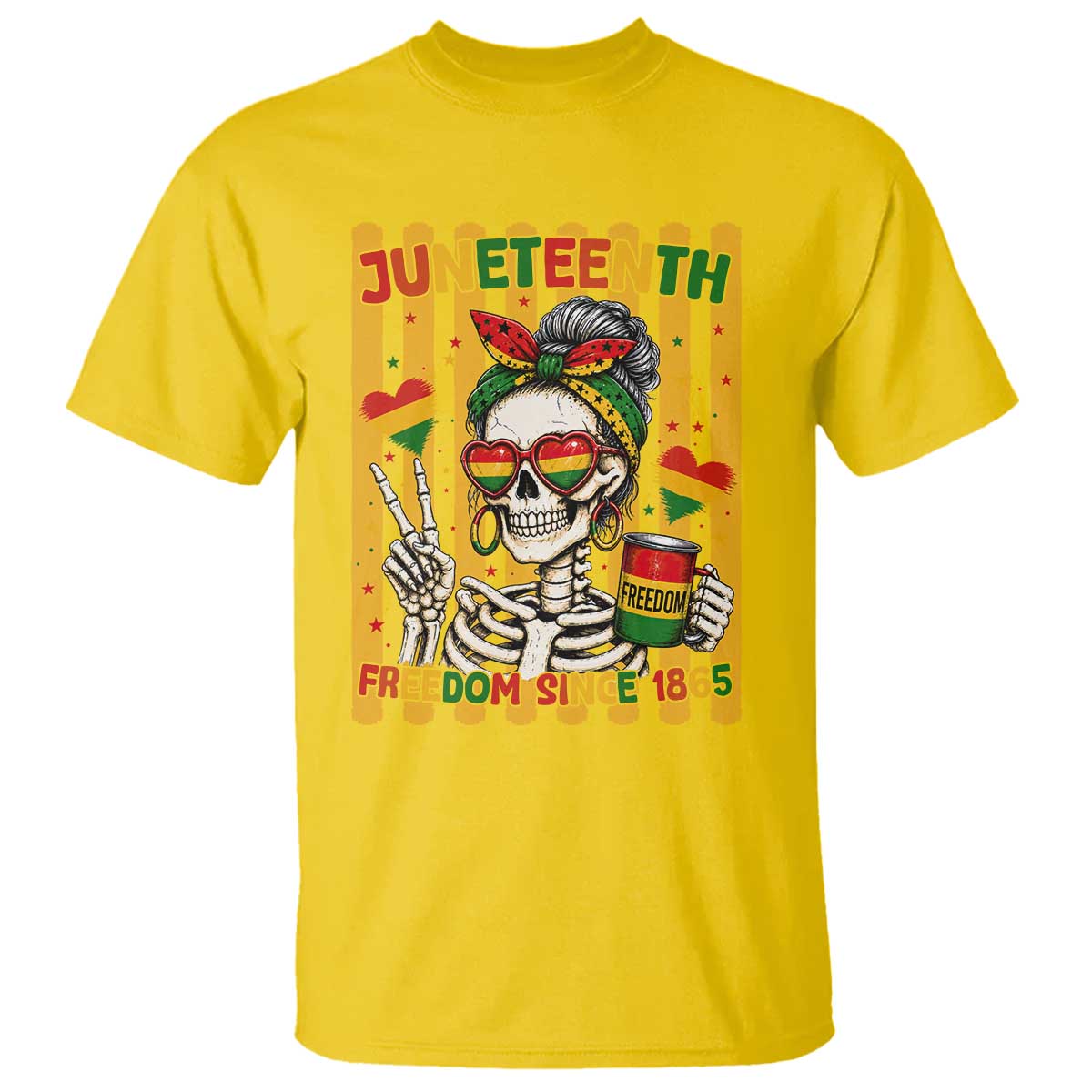 Skeleton Juneteenth Freedom T Shirt African American Pride Gift