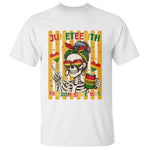 Skeleton Juneteenth Freedom T Shirt African American Pride Gift