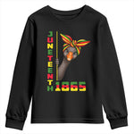 Funny Juneteenth Goose Youth Sweatshirt African American Pride Gift
