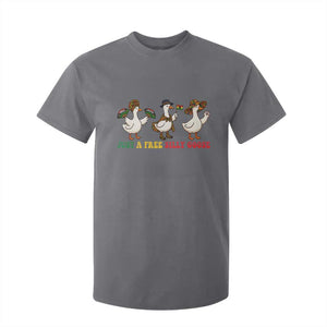 Funny Just A Free Silly Goose T Shirt For Kid Juneteenth Freedom Day