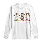 Funny Just A Free Silly Goose Long Sleeve Shirt Juneteenth Freedom Day